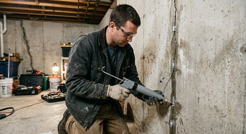 Basement Crack Repair in Arlington, VA