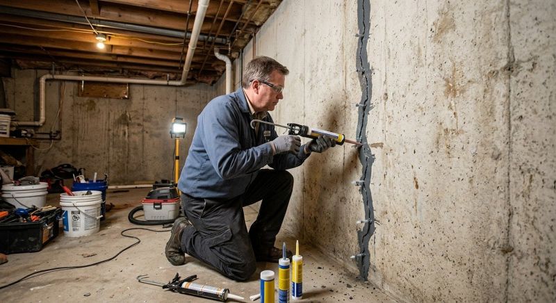 Basement Crack Repair in Arlington, VA