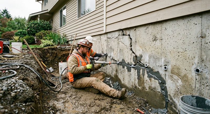 Basement Foundation Repair in Clifton, VA