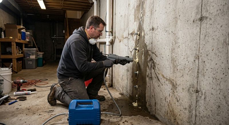Basement Foundation Repair in Sandy Spring, MD