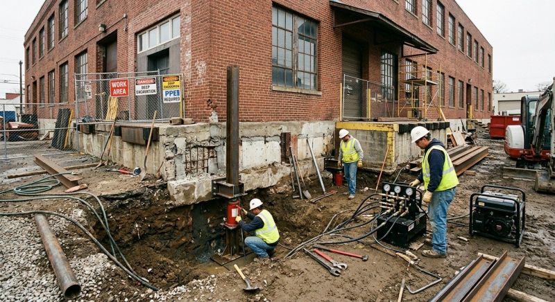 Building Foundation Repair in Bethesda, MD