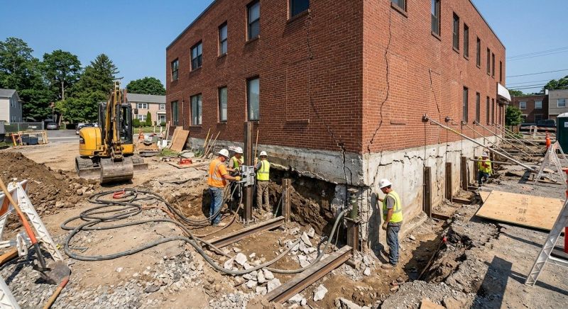 Building Foundation Repair in Hyattsville, MD