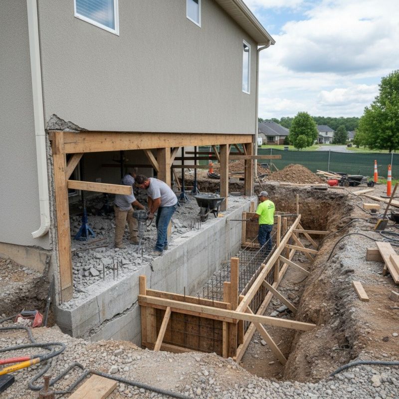 Building Foundation Repair in Sandy Spring, MD