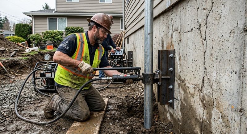 Concrete Foundation Leveling in Burtonsville, MD