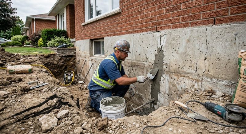 Concrete Foundation Repair in Brookeville, MD