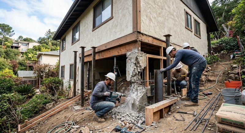 Concrete Foundation Repair in Herndon, VA
