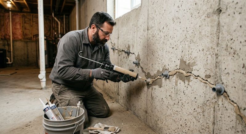 Cracked Foundation Repair in Charles County, MD