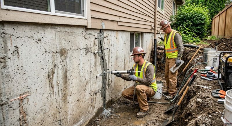 Cracked Foundation Repair in Clinton, MD