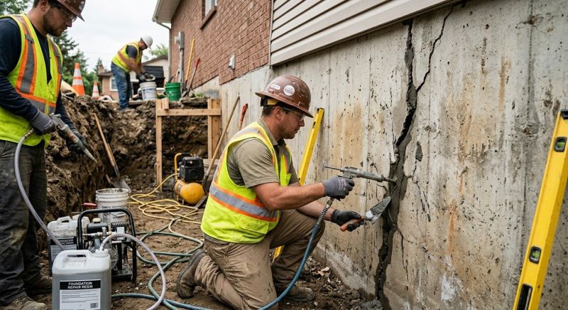 Cracked Foundation Repair in Prince Georges County, MD
