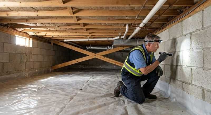 Crawl Space Leveling in Arlington, VA