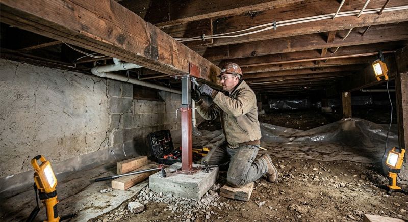 Crawlspace Foundation Repair in Ashton, MD