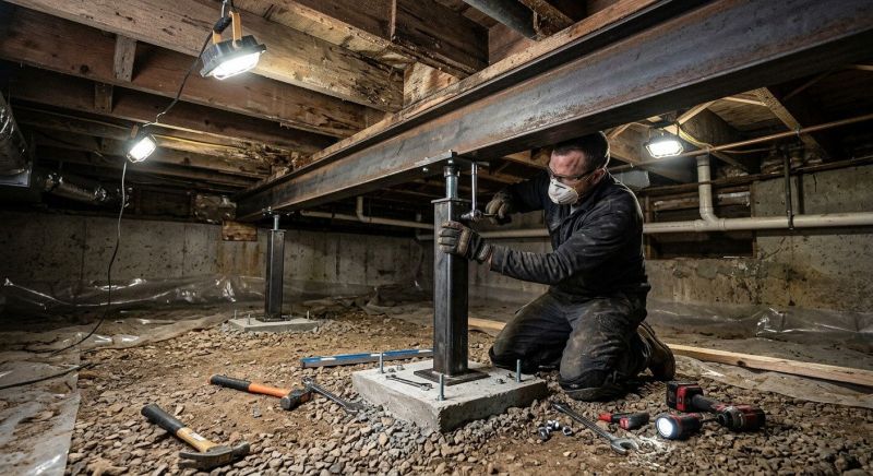 Crawlspace Foundation Repair in Oakton, VA
