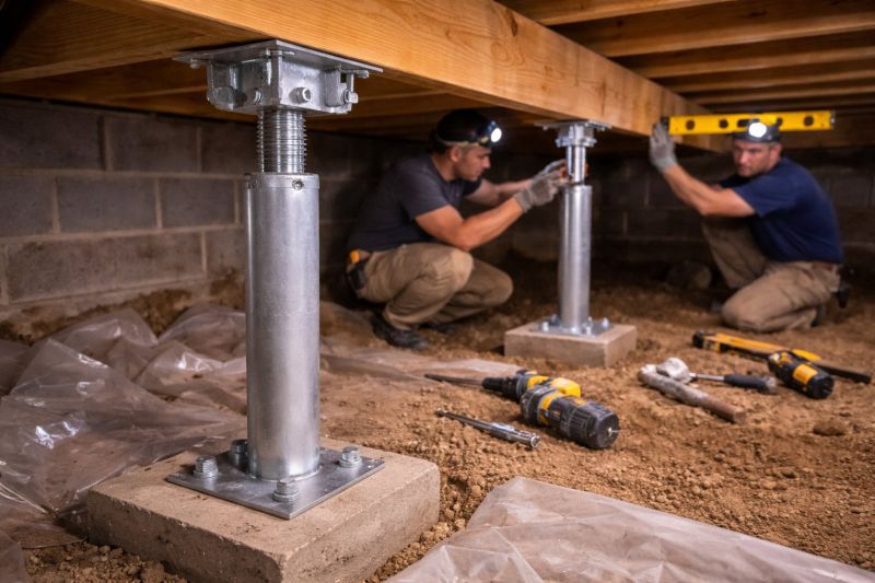 Crawlspace Structural Repair in Arlington, VA