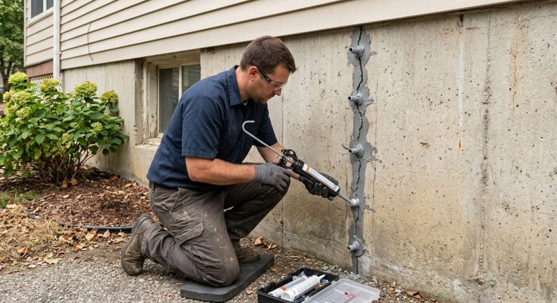 Foundation Crack Sealing in Arlington, VA