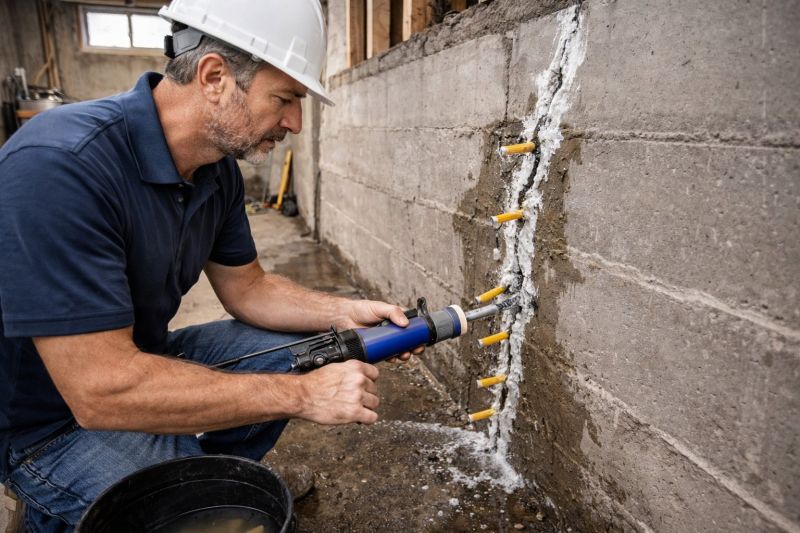 Foundation Crack Sealing in Arlington, VA