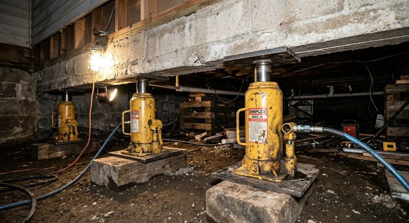 Foundation Jacking in Cheltenham, MD