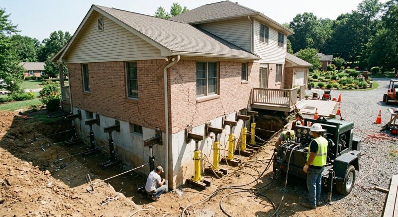 Foundation Jacking in Clarksville, MD