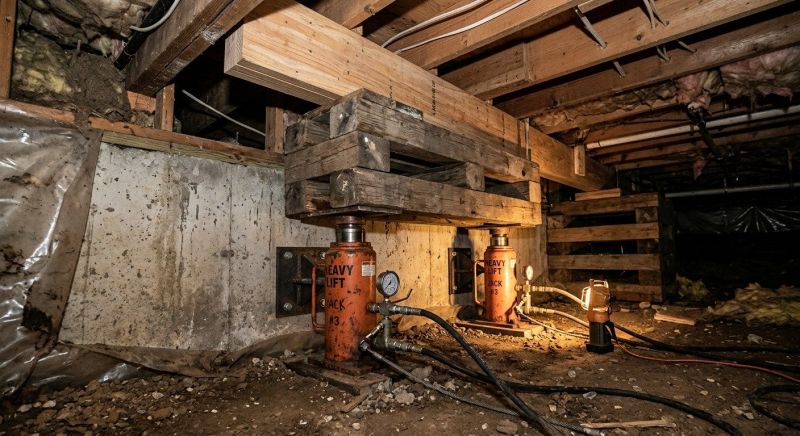 Foundation Jacking in Falls Church, VA