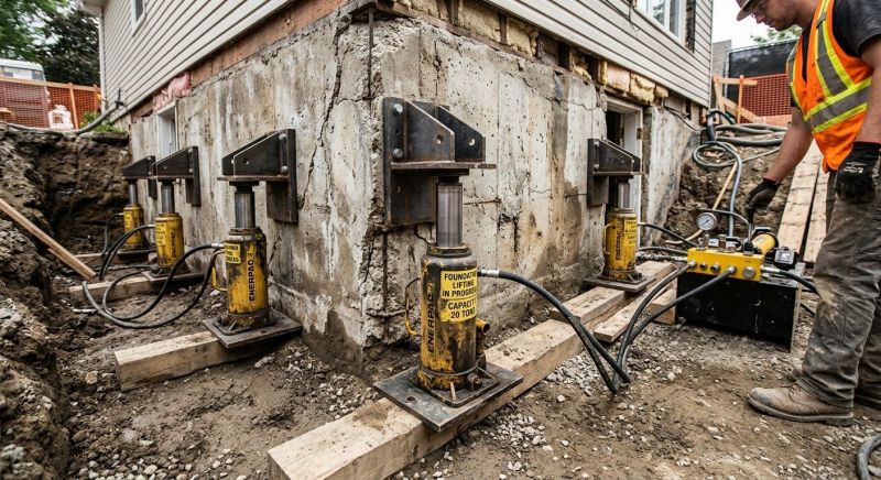 Foundation Jacking in Gaithersburg, MD