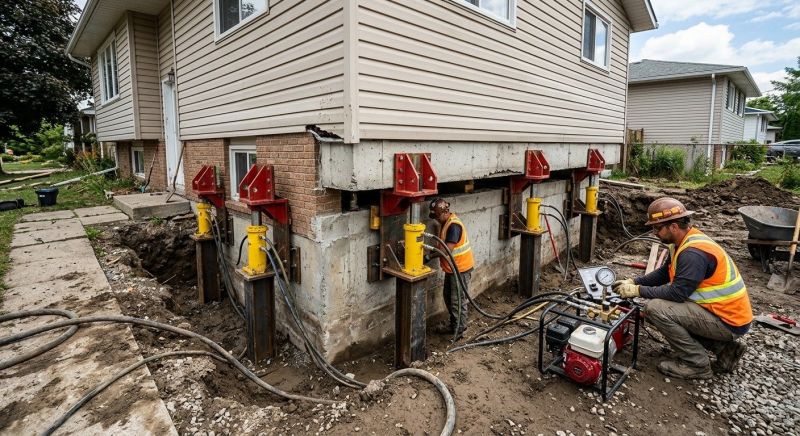 Foundation Lifting in Capitol Heights, MD