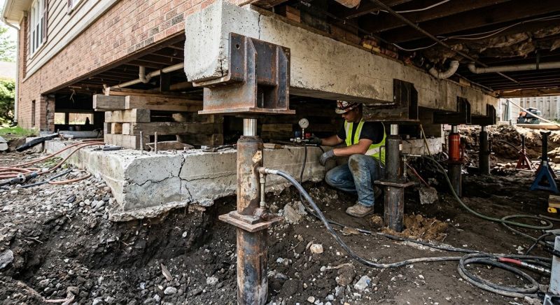 Foundation Lifting in Chevy Chase, MD