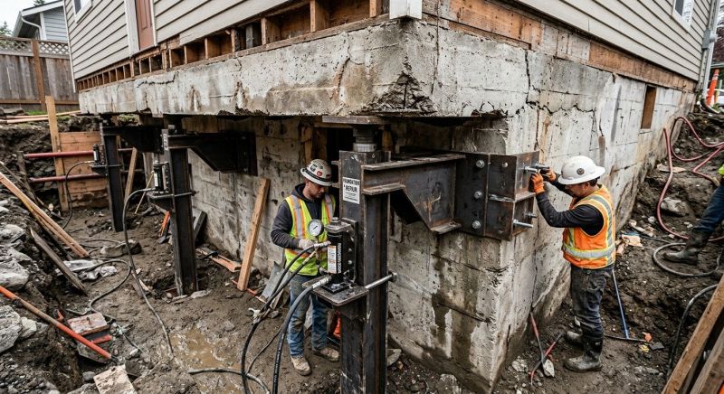 Foundation Lifting in College Park, MD