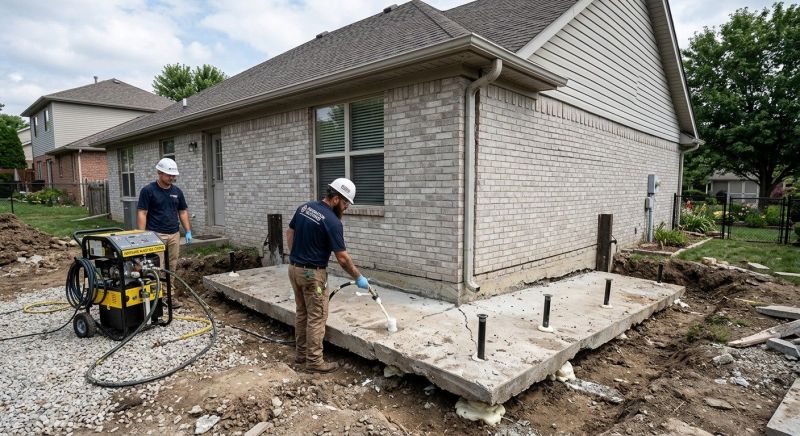 Foundation Lifting in Loudoun County, VA