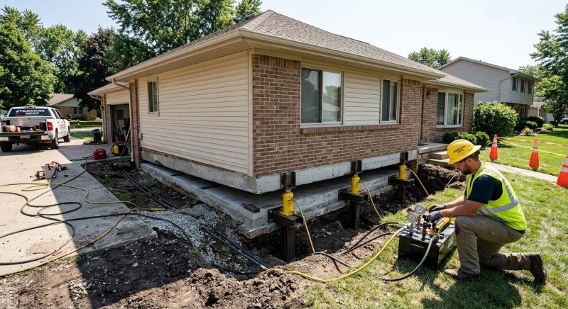 Foundation Lifting in Sandy Spring, MD