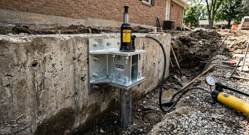 Foundation Pier Leveling in Arlington, VA