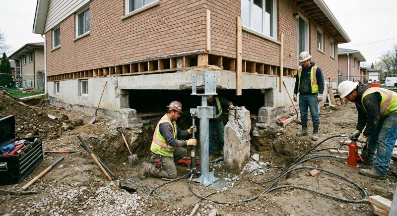 Foundation Pier Repair in Arlington, VA