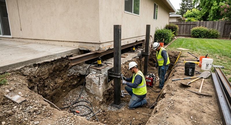 Foundation Pier Repair in Arlington, VA