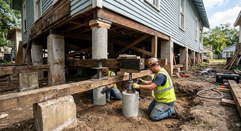 Foundation Pier Repair in Arlington, VA