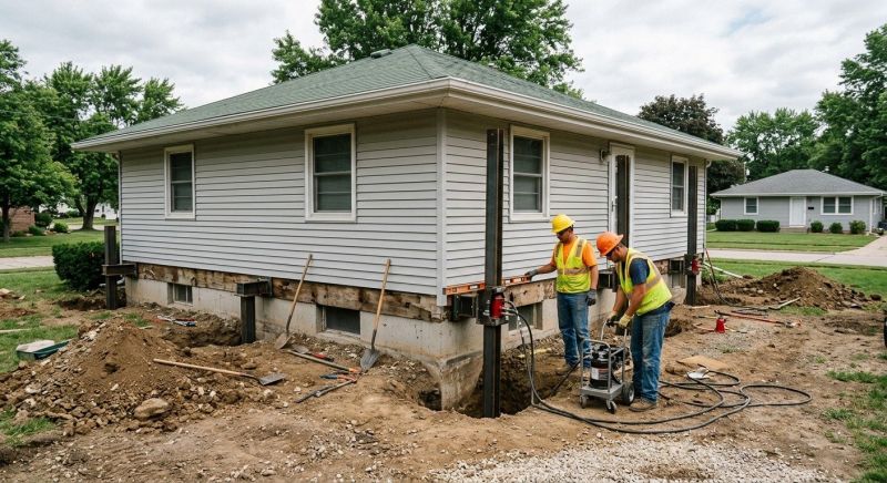 Foundation Raising in Triangle, VA