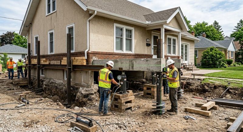 Foundation Releveling in Arlington, VA