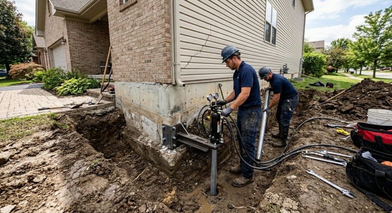 Foundation Settlement Repair in Arlington, VA