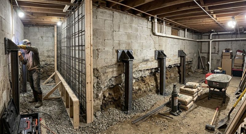 Foundation Stabilizing in Bethesda, MD