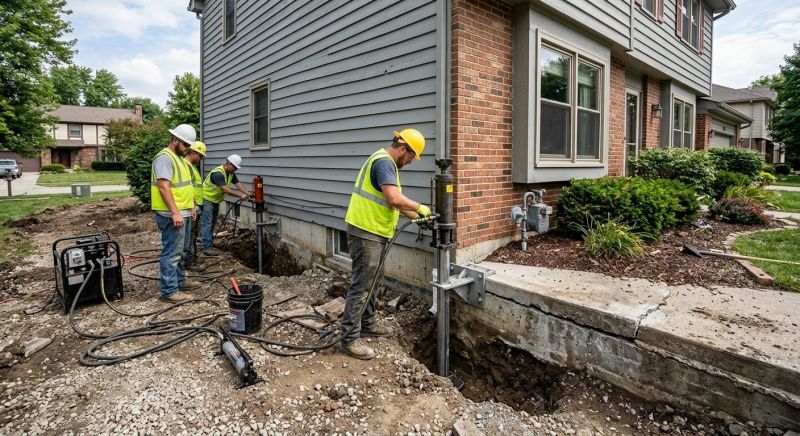 Foundation Stabilizing in Clifton, VA