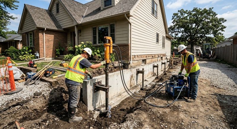 Foundation Stabilizing in Sterling, VA