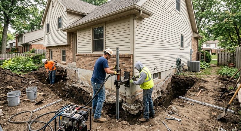 Home Foundation Repair in Clifton, VA