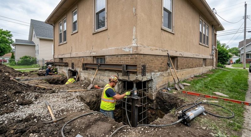 House Underpinning in Arlington, VA