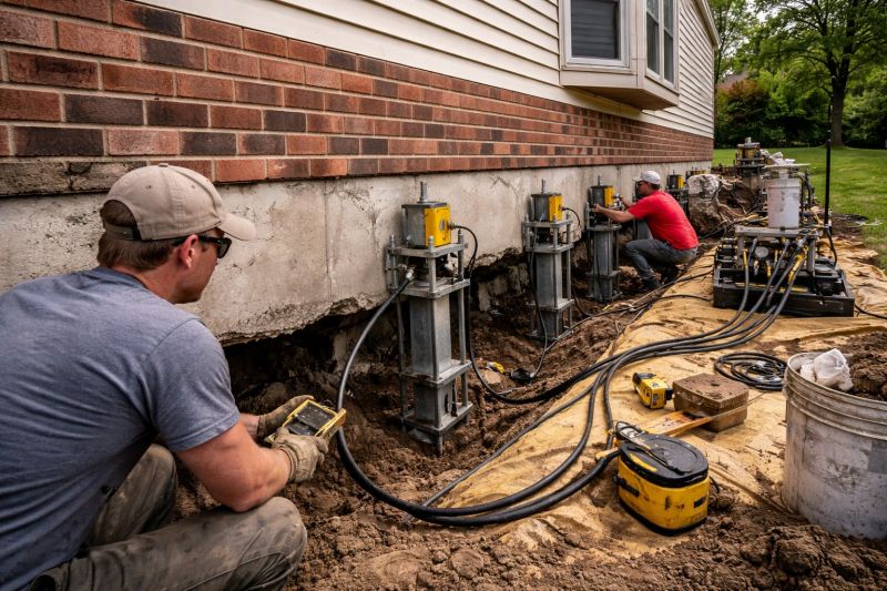 Settling Foundation Service in Bowie, MD