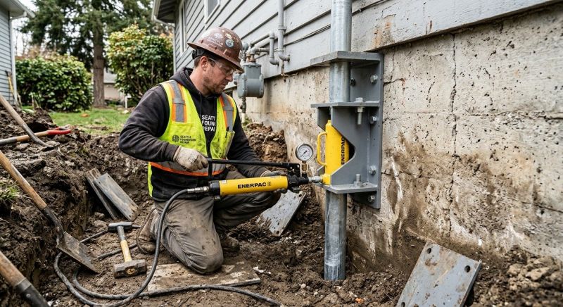Settling Foundation Service in Great Falls, VA