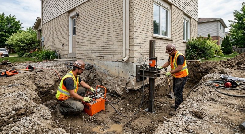 Sinking Foundation Lifting in Arlington, VA