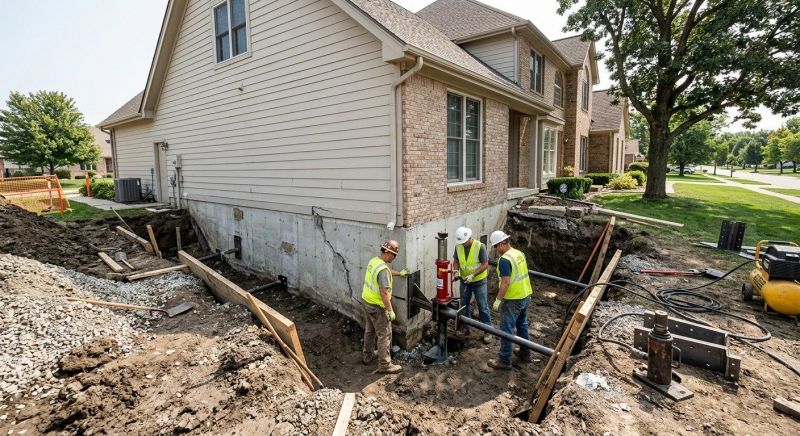 Sinking Foundation Repair in Greenbelt, MD