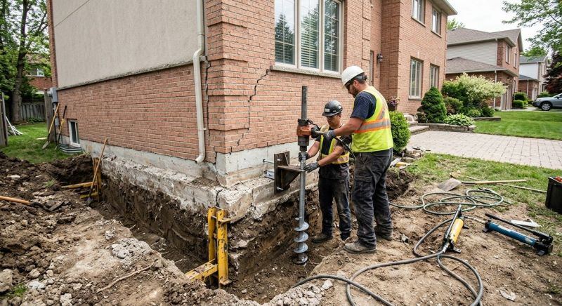 Sinking Foundation Repair in Kensington, MD