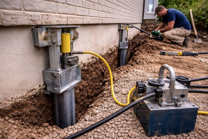 Sinking Foundation Repair in Poolesville, MD
