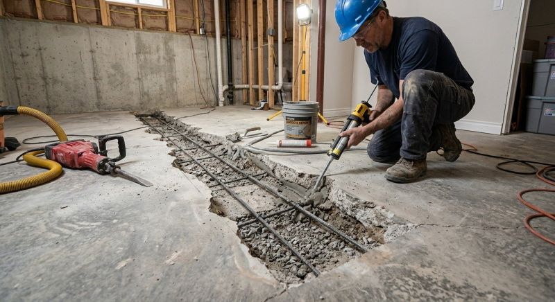Slab Foundation Repair in Arlington, VA