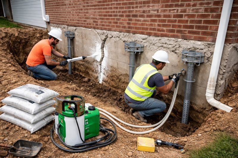 Structural Foundation Repair in Derwood, MD