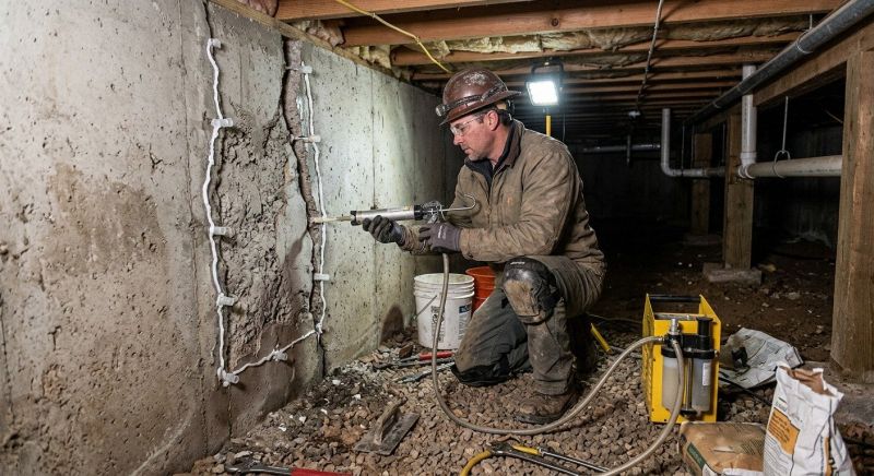 Structural Foundation Repair in Sandy Spring, MD
