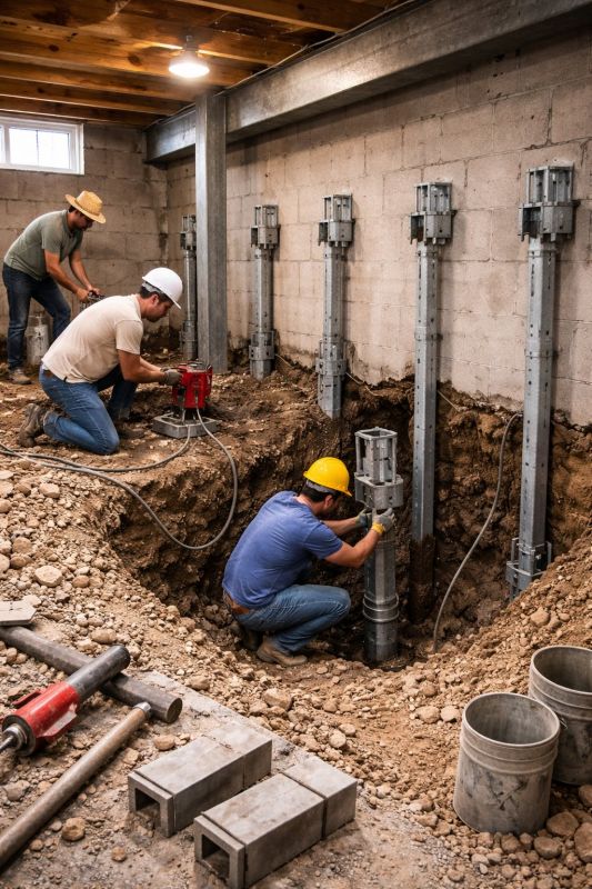 Structural Underpinning in Arlington, VA